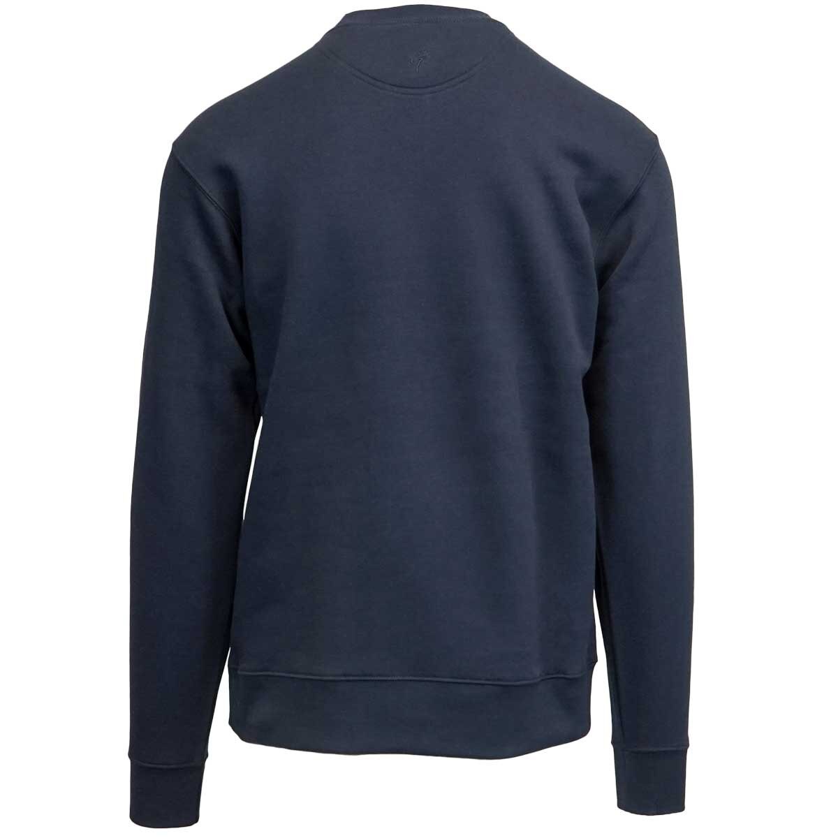 Embroidered Utah State University U-State Crew Sweatshirt Navy